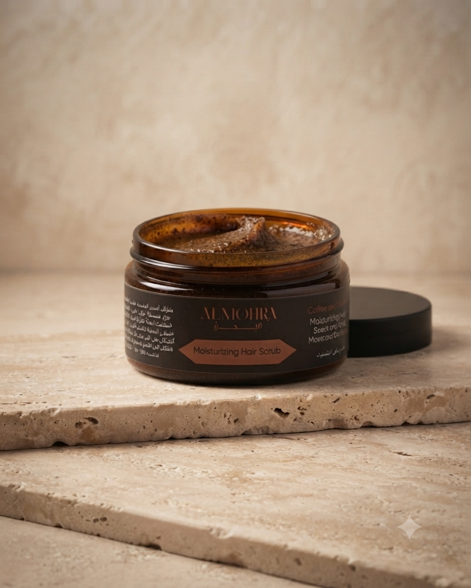Coffee and honey scrub